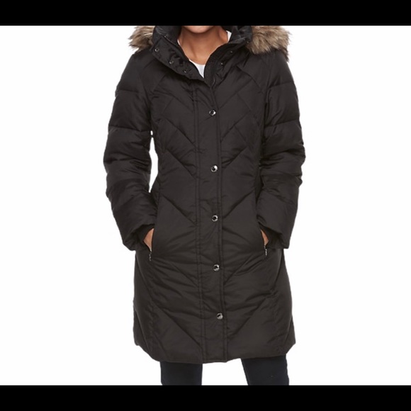 London Fog Down filled Winter Coat XS Size 2-4 NWT - Picture 1 of 7